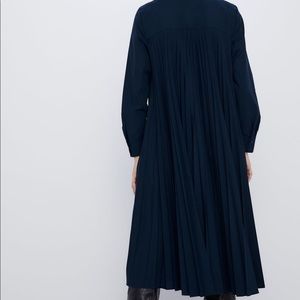 Zara pleated shirt dress size XS